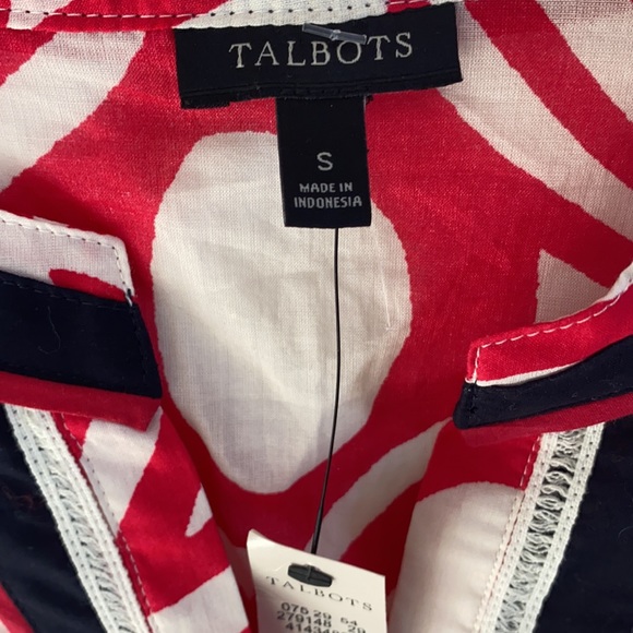 Talbots tunic 3/4 Sleeves, Size S, NWT - Picture 4 of 6